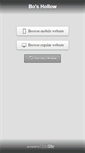 Mobile Screenshot of bohollow.com